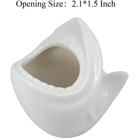 White Ceramic Cactus/Flower Container Animal Fish Bonsai Holder for Indoor Plants Gemseek Cute Shark Succulent Planter Pot with Drainage Tray White Ceramic Cactus/Flower Container Animal Fish Bonsai Holder for Indoor Plants Gemseek Cute Shark Succulent Planter Pot with Drainage Tray
